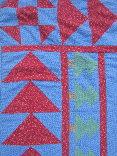 Flying Geese Over Pines