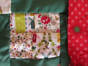 tiny patchwork squares by Gift Fox Quilts