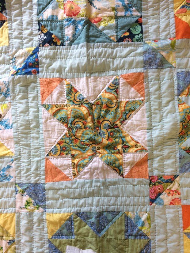 Star Queen Quilt - Gift Fox Quilts 2017